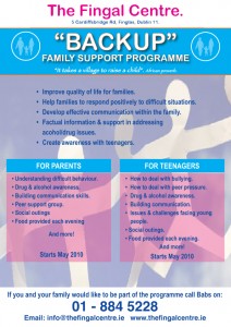 Backup Family Support Poster